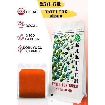 Kakulem 250 gr Güneşte Kurutulmuş Tatlı Toz Biber
