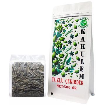 Kakulem 500 gr Sertifikalı Kavrulmuş İri Boy Tuzlu Ay Çekirdeği