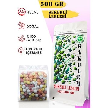 Kakulem 500 gr Sertifikalı Renkli Şekerli Leblebi