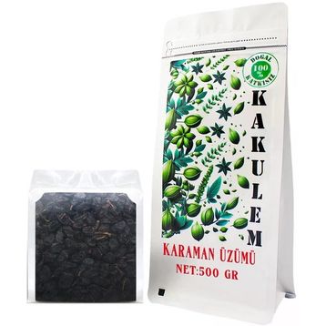 Kakulem 500 gr Sertifikalı Siyah Çekirdekli Karaman Üzümü