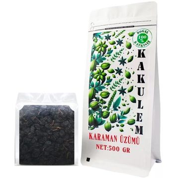 Kakulem 500 gr Sertifikalı Siyah Çekirdekli Karaman Üzümü