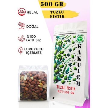 Kakulem 500 gr Sertifikalı Tuzlu Kavrulmuş Yer Fıstığı İçi