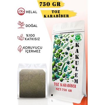 Kakulem 750 gr Taze Çekilen Öğütülmüş Toz Karabiber