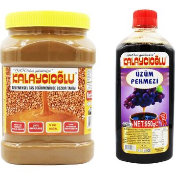Kalaycıoğlu Bozkır Tahin Dünyası Kepeksiz Tahin 935 gr - Üzüm Pekmezi 950 g