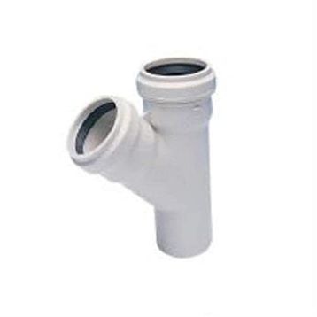 Kalde 45 Derece 75x75 cm 3.2 Pvc-u Tek Çatal