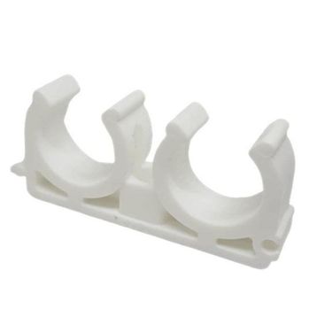 Kalde Pp Çiftli 20x22 mm Beyaz Kelepçe
