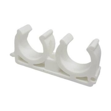 Kalde Pp Çiftli 20x22 mm Beyaz Kelepçe