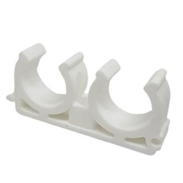 Kalde Pp Çiftli 20x22 mm Beyaz Kelepçe