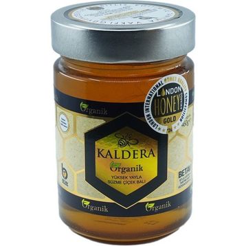 Kaldera 460 gr Organik Yüksek Yayla Süzme Çiçek Balı