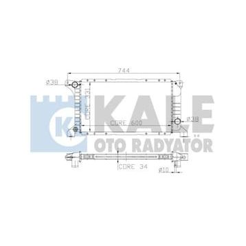 Kale 0206151ab Radyatör Transit T12-t15 Kısa Tip 1 Sıra Alb Sistem