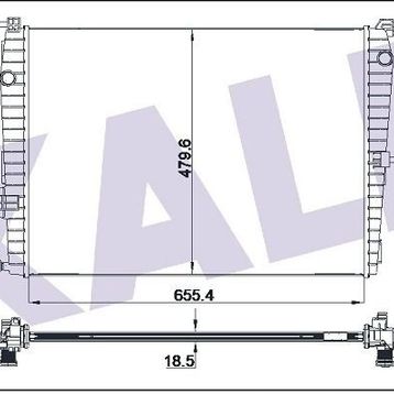 Kale 0559011AB Motor Radyatörü