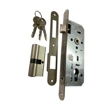 Kale 15 R 40 mm Oval Nikel Silindirli Kapı Kilidi