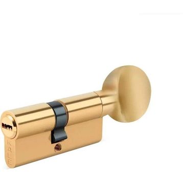 Kale 164BME00001 Sarı Barelli 68 mm Çelik Pimli Bilyalı Mandallı Silindir Kapı Kilidi