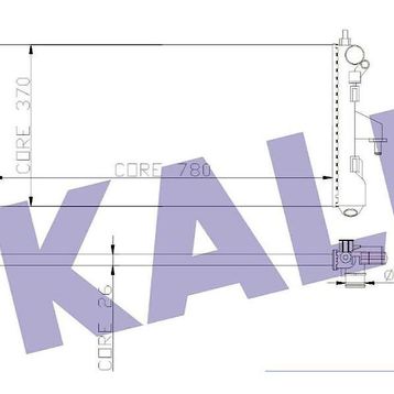 Kale 2052011AB Motor Radyatörü