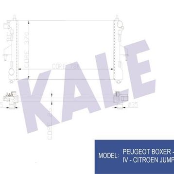 Kale 2052011AB Motor Radyatörü