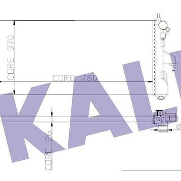 Kale 2052011AB Motor Radyatörü