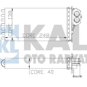 Kale 2081822AL Kalorifer Radyatörü