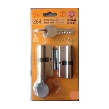 Kale 264 26400000007 SN+SM 68 mm Nikel Barel Kapı Kiliti