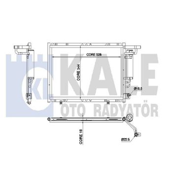 Kale 342520 Oto Klima Radyatörü
