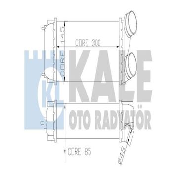 Kale 344000 Turbo Radyatörü /İnterkol