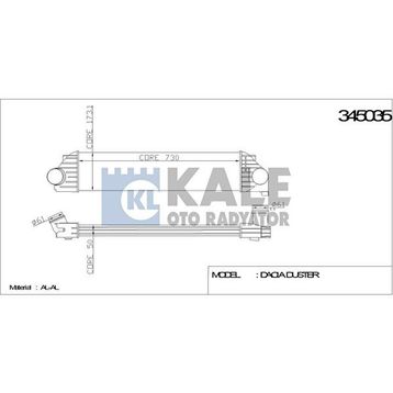 Kale 345035 Renault Master Turbo Radyatörü