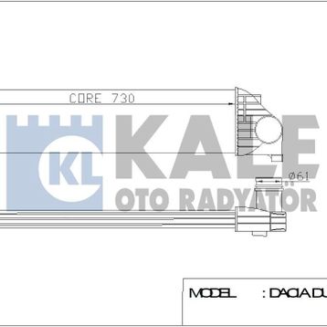 Kale 345035 Turbo Radyatörü /İnterkol