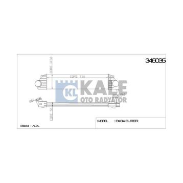 Kale 345035 Turbo Radyatörü /İnterkol