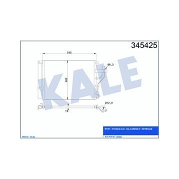Kale 345425 Klima Radyatörü