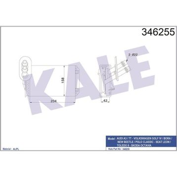 Kale 346255 Kalorifer Radyatörü