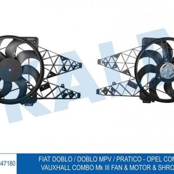 Kale 347180 Doblo 1.6d 2.0d 09 Ac Klimasız Mek Davlumbazlı Fan Motoru