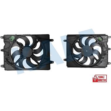 Kale 347420 Fiat Egea 1.3 Mtj 1.4 95ps Davlumbazlı Fan Motoru