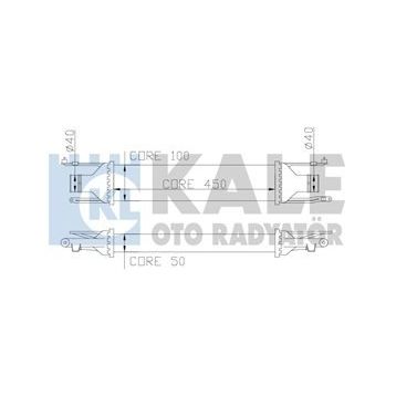 Kale 348400 Turbo Radyatörü /İnterkol