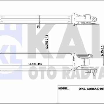 Kale 348400 Turbo Radyatörü /İnterkol
