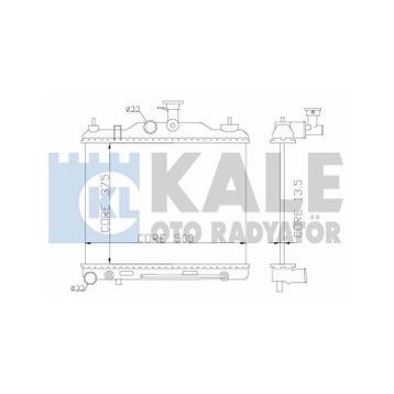 Kale 369600 Motor Radyatörü