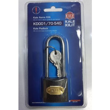Kale 40 mm Gri Uzun Asma Kilit
