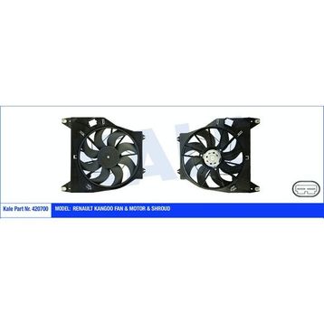 Kale 420700 Renault Kng 200 W 385 mm Davlumbazlı Fan Motoru