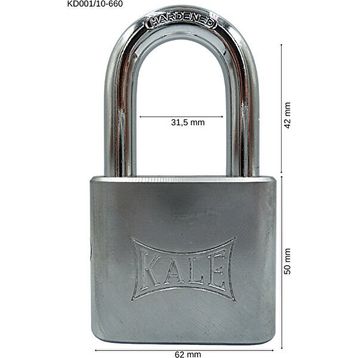 Kale BC9060 Sarı 60 mm Pirinç Asma Kilit