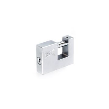 Kale KD001/50-180 Krom 80 mm Yatay Pirinç Saten Asma Kilit