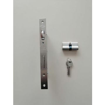 Kale Kilit 154/40 40 mm Saten Ayna Geniş Makaralı Silindirli Kilit