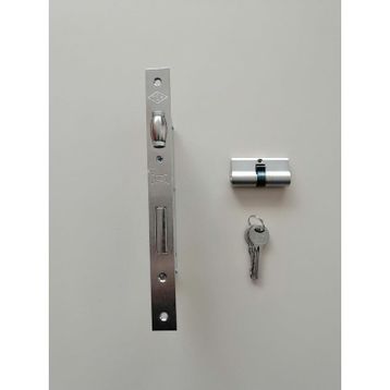 Kale Kilit 154/40 40 mm Saten Ayna Geniş Makaralı Silindirli Kilit