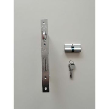 Kale Kilit 154/40 40 mm Saten Ayna Geniş Makaralı Silindirli Kilit