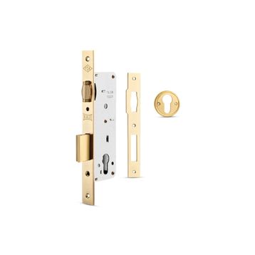Kale Kilit 154/40 40 mm Saten Ayna Geniş Makaralı Silindirli Kilit