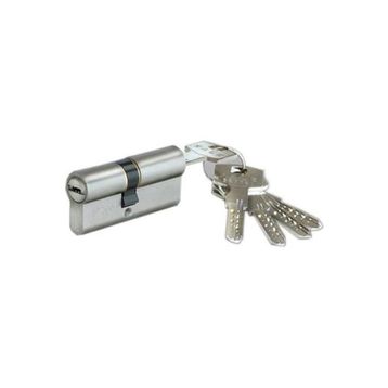 Kale Kilit 164 BNE 90 mm Nikel Bilyalı Emniyet Kartlı Kilit Göbeği