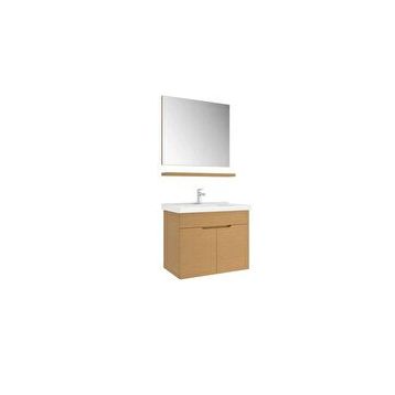 Kale Stora 80 CM Teak Banyo Dolabı Takımı