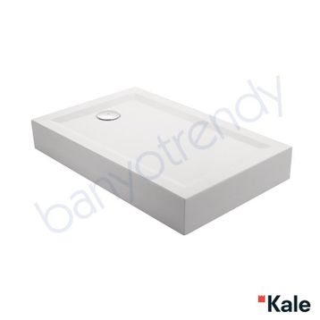 Kale Thin 140x80 cm Monoblok Dikdörtgen Duş Teknesi