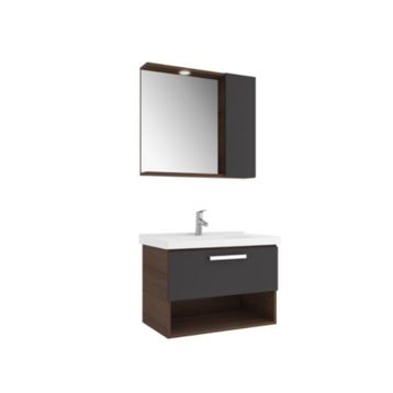 Kale Trevi 80 cm Banyo Dolabı Takımı