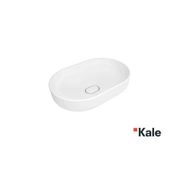 Kale Zero 2.0 60x40 cm Beyaz Oval Çanak Lavabo