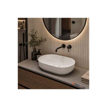 Kale Zero 2.0 60x40 cm Beyaz Oval Çanak Lavabo