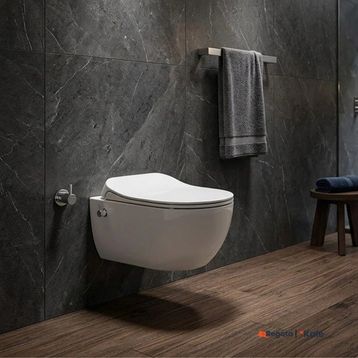 Kale Zero 2.0 Kanalsız Asma Klozet + Ultra Slim Yavaş Kapanan Klozet Kapağı