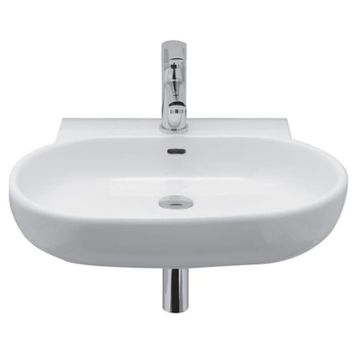 Kale Zero 60x50 cm Oval Seramik Beyaz Lavabo